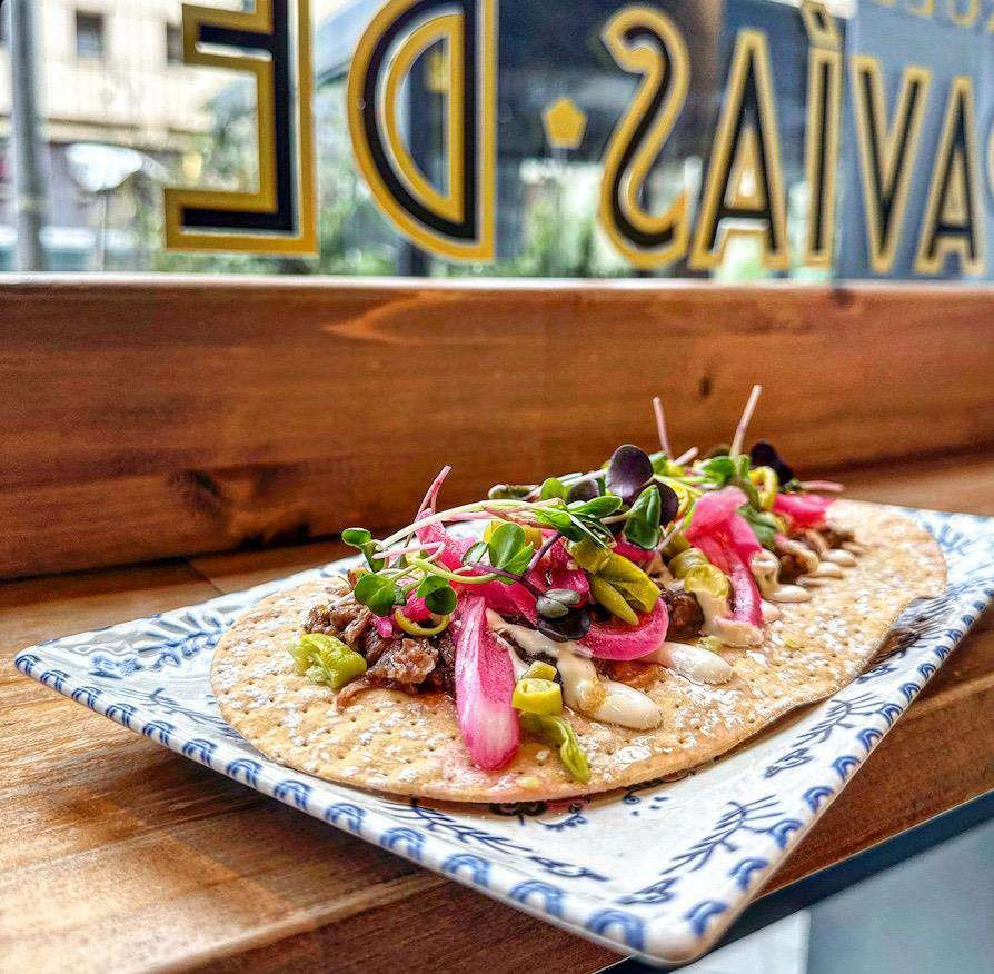 Falafel Greens Salad - Hover